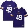 Minnesota Vikings #49 Keith Nord Purple Home Jersey