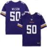 Minnesota Vikings #50 Eric Wilson Purple Home Jersey