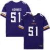 Minnesota Vikings #51 David Howard Purple Home Jersey