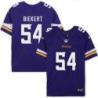 Minnesota Vikings #54 Greg Biekert Purple Home Jersey