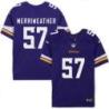 Minnesota Vikings #57 Mike Merriweather Purple Home Jersey