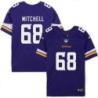 Minnesota Vikings #68 Melvin Mitchell Purple Home Jersey