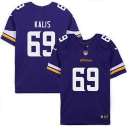 Minnesota Vikings #69 Todd Kalis Purple Home Jersey