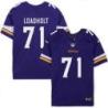 Minnesota Vikings #71 Phil Loadholt Purple Home Jersey