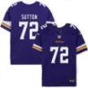 Minnesota Vikings #72 Archie Sutton Purple Home Jersey