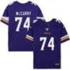 Minnesota Vikings #74 Mike McCurry Purple Home Jersey