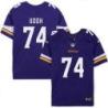 Minnesota Vikings #74 Oli Udoh Purple Home Jersey