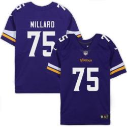 Minnesota Vikings #75 Keith Millard Purple Home Jersey