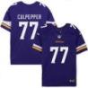 Minnesota Vikings #77 Brad Culpepper Purple Home Jersey