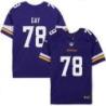 Minnesota Vikings #78 William Gay Purple Home Jersey