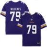 Minnesota Vikings #79 Kenny Willekes Purple Home Jersey