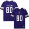 Minnesota Vikings #80 Terry LeCount Purple Home Jersey