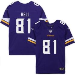 Minnesota Vikings #81 Blake Bell Purple Home Jersey
