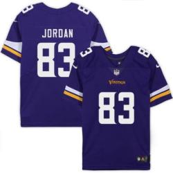 Minnesota Vikings #83 Steve Jordan Purple Home Jersey