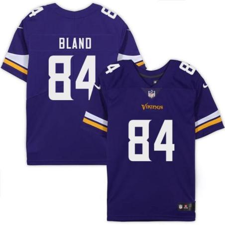 Minnesota Vikings #84 Tony Bland Purple Home Jersey