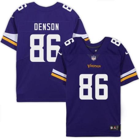 Minnesota Vikings #86 Al Denson Purple Home Jersey