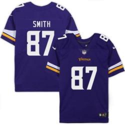Minnesota Vikings #87 Gordie Smith Purple Home Jersey