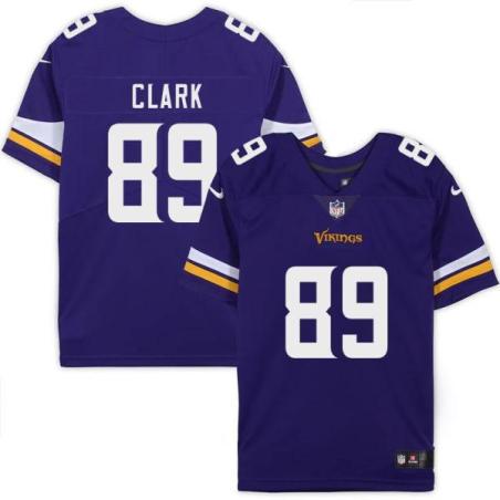 Minnesota Vikings #89 Kenny Clark Purple Home Jersey