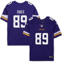 Minnesota Vikings #89 Terry Obee Purple Home Jersey
