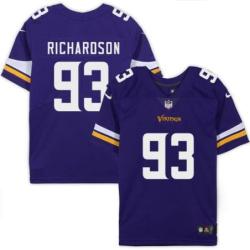 Minnesota Vikings #93 Sheldon Richardson Purple Home Jersey