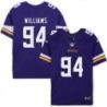 Minnesota Vikings #94 Tony Williams Purple Home Jersey