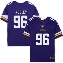 Minnesota Vikings #96 C.J. Mosley Purple Home Jersey