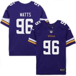 Minnesota Vikings #96 Armon Watts Purple Home Jersey