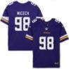 Minnesota Vikings #98 Phil Micech Purple Home Jersey