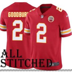 Red Home Kelly Goodburn Kansas City Chiefs Jersey #2