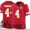 Red Home James Hamrick Kansas City Chiefs Jersey #4