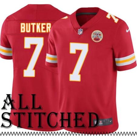 Red Home Harrison Butker Kansas City Chiefs Jersey #7