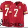 Red Home Mike Nott Kansas City Chiefs Jersey #7