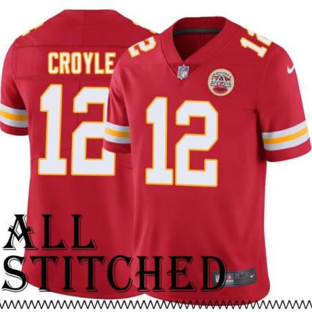 Red Home Brodie Croyle Kansas City Chiefs Jersey #12