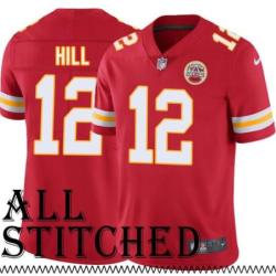 Red Home Jimmy Hill Kansas City Chiefs Jersey #12