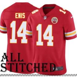 Red Home Hunter Enis Kansas City Chiefs Jersey #14
