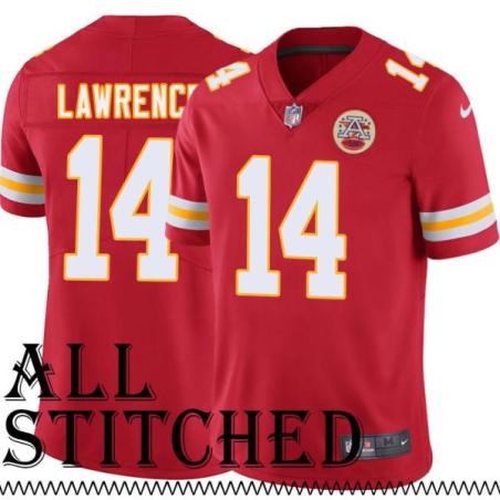 Red Home Quinten Lawrence Kansas City Chiefs Jersey #14