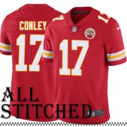 Red Home Chris Conley Kansas City Chiefs Jersey #17