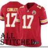 Red Home Chris Conley Kansas City Chiefs Jersey #17