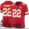 Red Home Sherman Cocroft Kansas City Chiefs Jersey #22