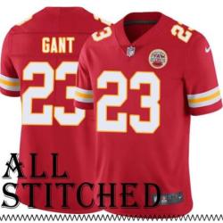 Red Home Earl Gant Kansas City Chiefs Jersey #23