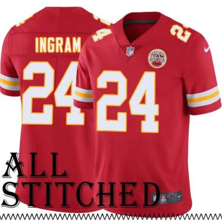 Red Home Melvin Ingram Kansas City Chiefs Jersey #24