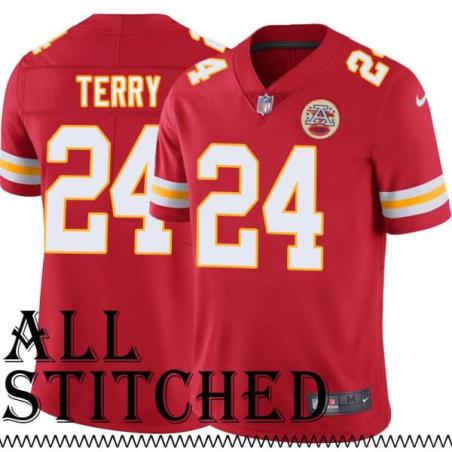 Red Home Doug Terry Kansas City Chiefs Jersey #24