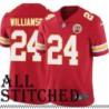 Red Home Fred Williamson Kansas City Chiefs Jersey #24