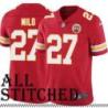 Red Home Ray Milo Kansas City Chiefs Jersey #27