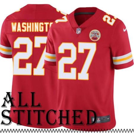 Red Home Donald Washington Kansas City Chiefs Jersey #27