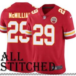 Red Home Mark McMillian Kansas City Chiefs Jersey #29