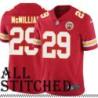 Red Home Mark McMillian Kansas City Chiefs Jersey #29