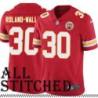 Red Home Christian Roland-Wallace Kansas City Chiefs Jersey #30