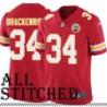 Red Home Tyron Brackenridge Kansas City Chiefs Jersey #34