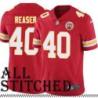 Red Home Keith Reaser Kansas City Chiefs Jersey #40